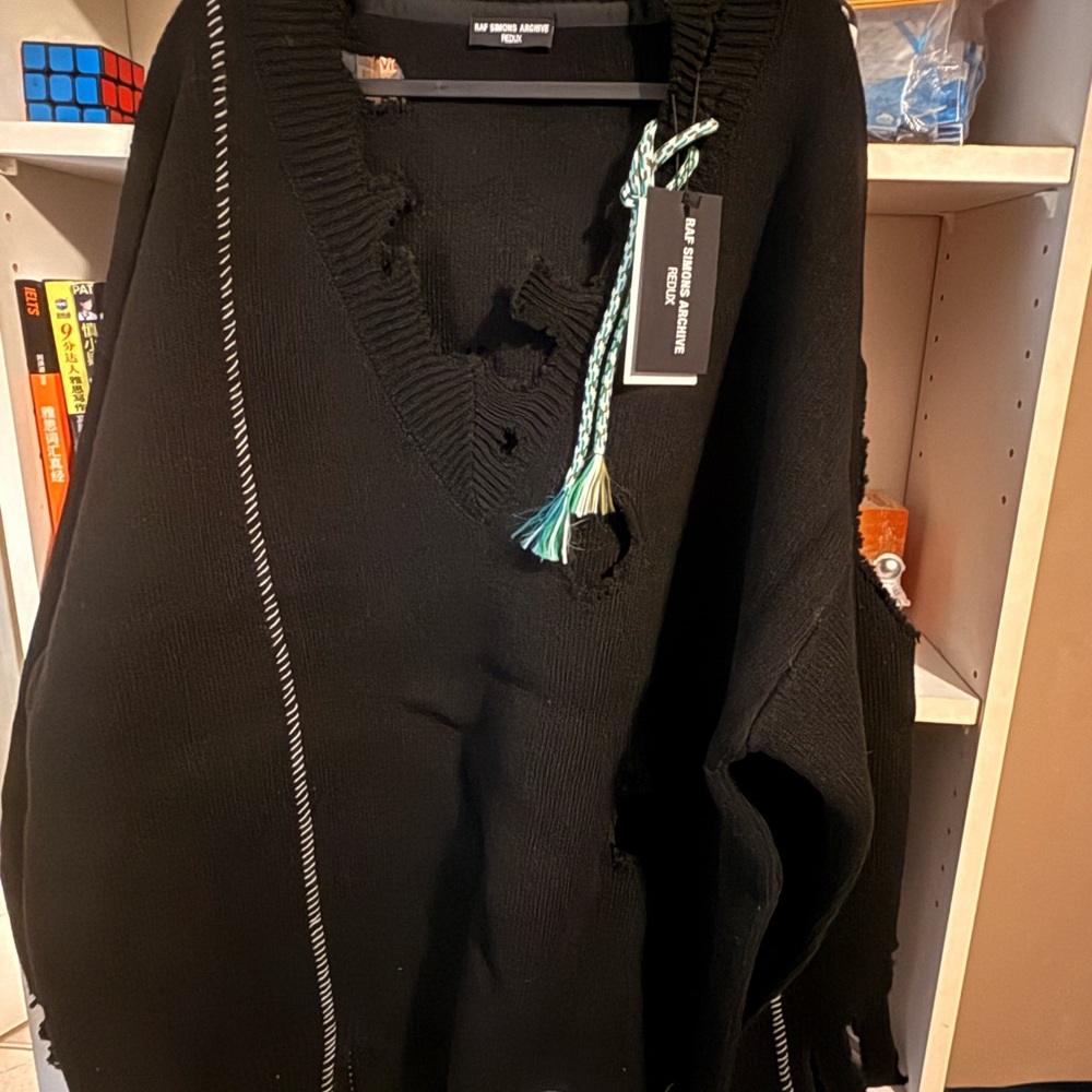 Raf Simons Black Knit Sweater